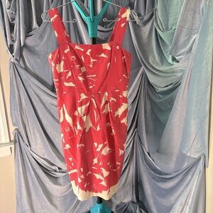 Banana Republic pink and white dress size 4